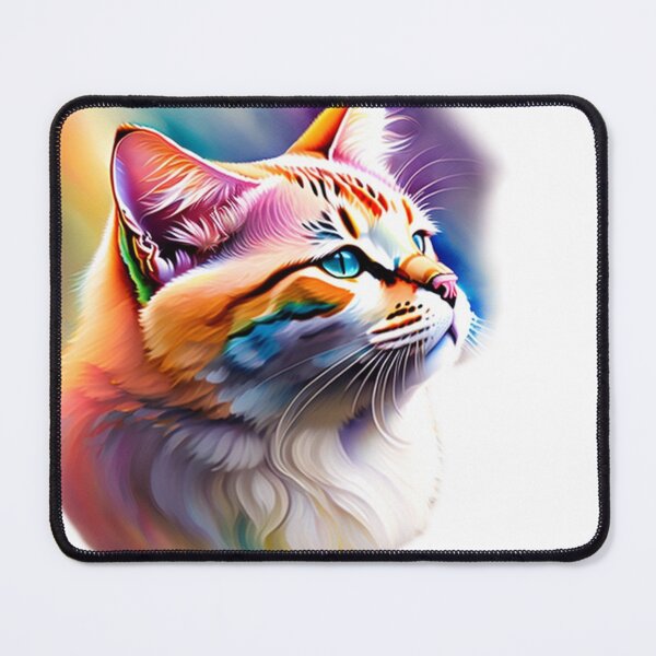 Item preview, Rainbow Cat, Colourful Fur designed and sold by Magical-bear.
