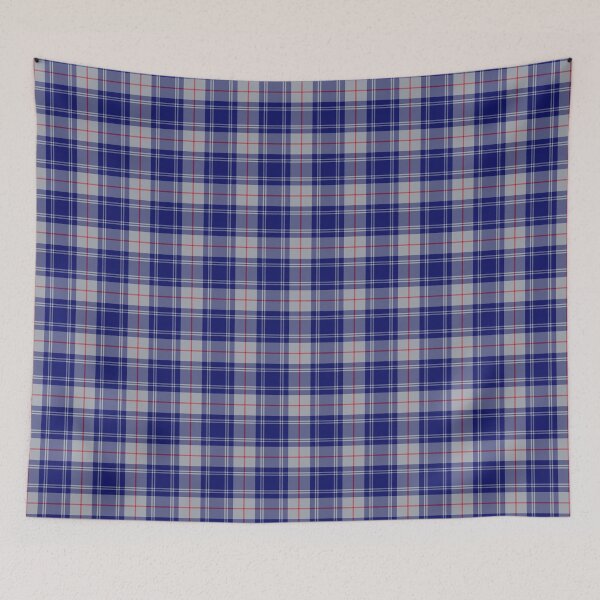 Item preview, Tartan, clan, Moffat tartan blue, grey, red colours. Scottish Plaid pattern. Checkered pattern. designed and sold by iclipart.