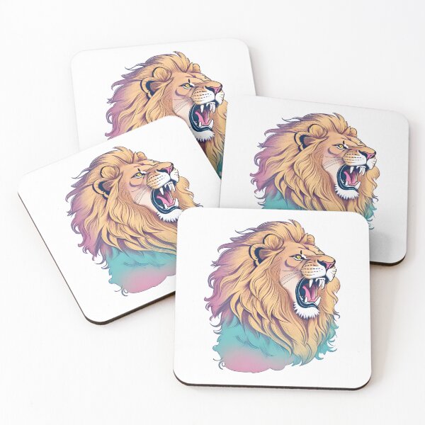 Item preview, Pastel-Hued Lion designed and sold by Islandadora.
