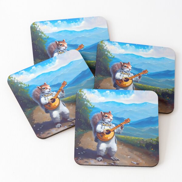 Item preview, Country Squirrel Playing Banjo designed and sold by AIStudiosArt.