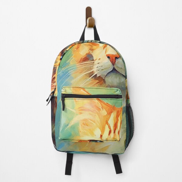 Item preview, Oil painting of a ginger cat designed and sold by ENTERBOX.