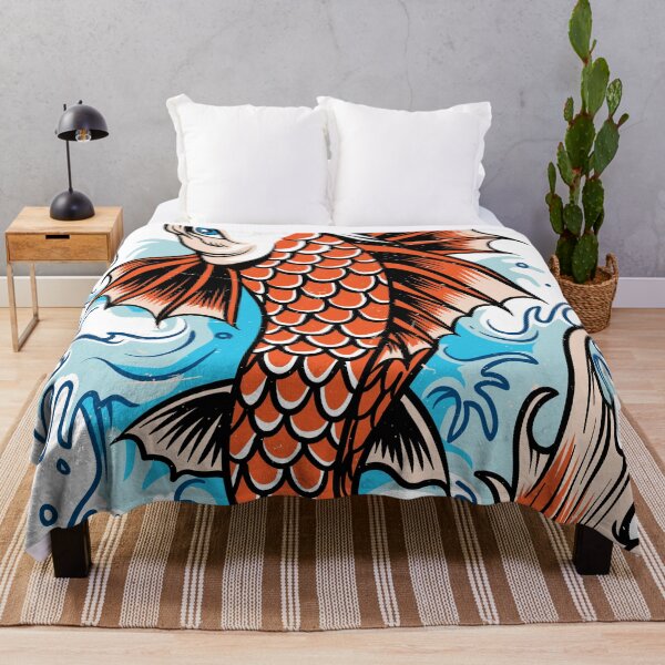 Item preview, Vintage Design of Koi Fish Tattoo designed and sold by bazziergraphik.