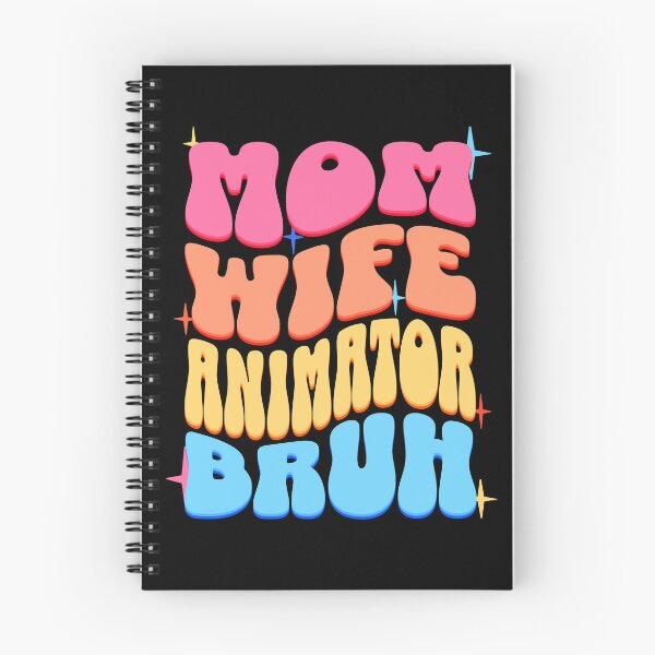 Item preview, Mom Wife Animator Bruh, Retro Colorful Mommy design designed and sold by BYNDART.