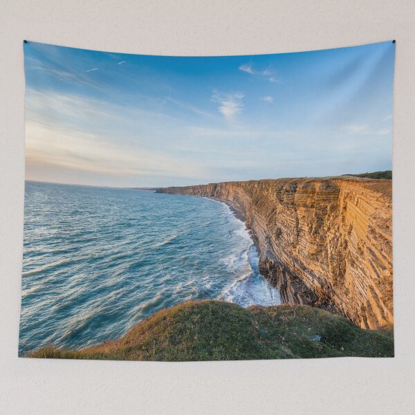 Item preview, Sunset at Nash Point, South Wales designed and sold by heidipics.