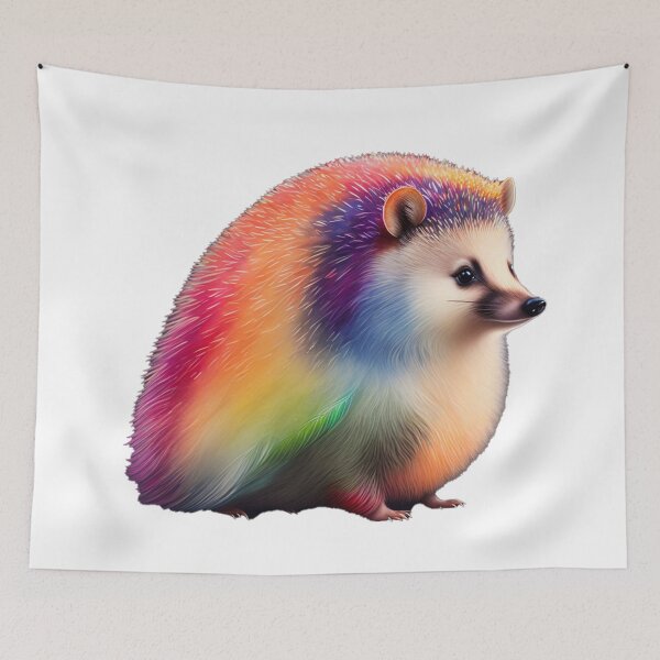 Item preview, Rainbow Hedgehog designed and sold by Magical-bear.