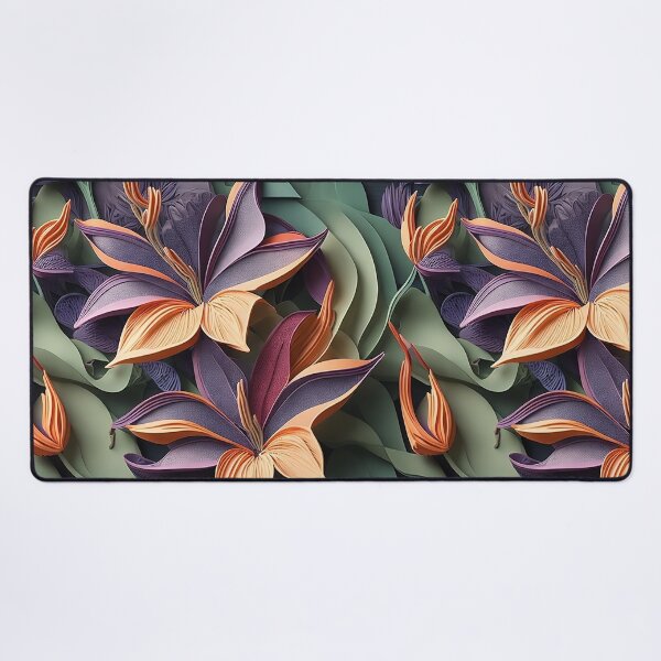 Item preview, Vibrant color flowers pattern designed and sold by GracefulGems.