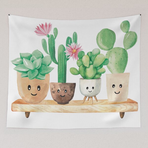 Item preview, Cute home plants #1 designed and sold by TeddyPrint.