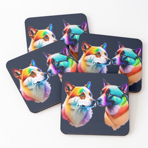 Item preview, Two Rainbow Dogs designed and sold by Magical-bear.