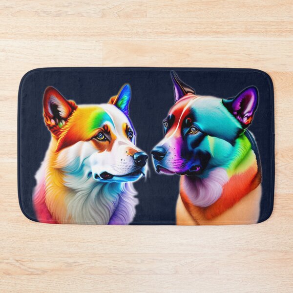Item preview, Two Rainbow Dogs designed and sold by Magical-bear.