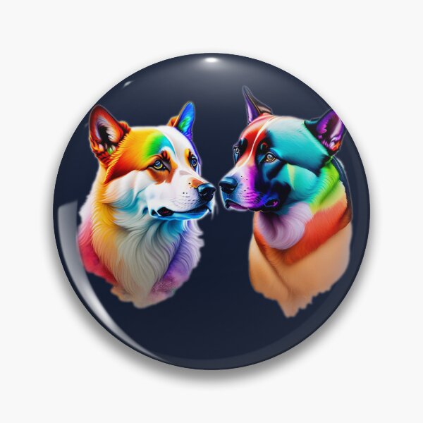 Item preview, Two Rainbow Dogs designed and sold by Magical-bear.