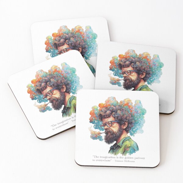 Item preview, Terence McKenna Imagination Quote designed and sold by psychofluid.