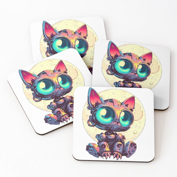 Item preview, Robo-Cat Dreaming Of Space! designed and sold by kukamatsu.