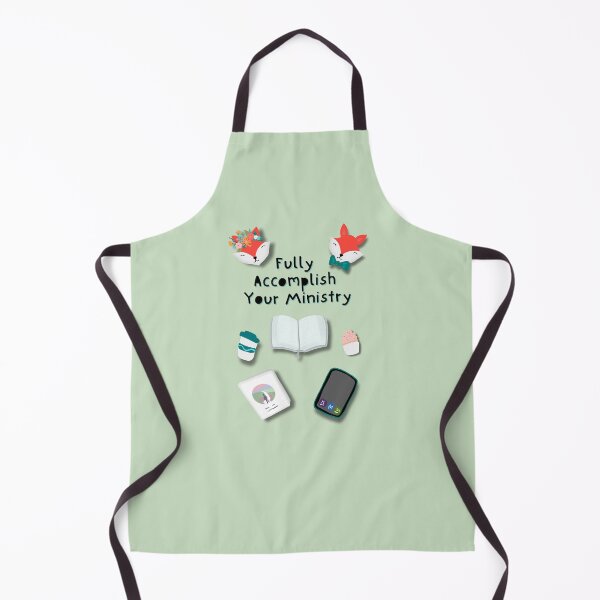 Item preview, Fully Accomplish Your Ministry Illustrated Notebook Magnet Sticker designed and sold by RegalitosParaTi.