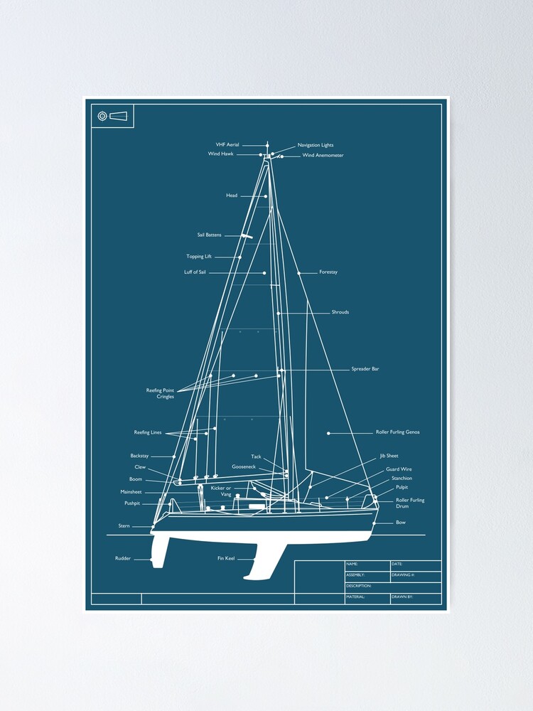 All the sailing in a poster infographic 