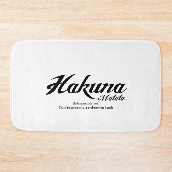 Item preview, Hakuna Matata Meaning Sticker designed and sold by vikyky.