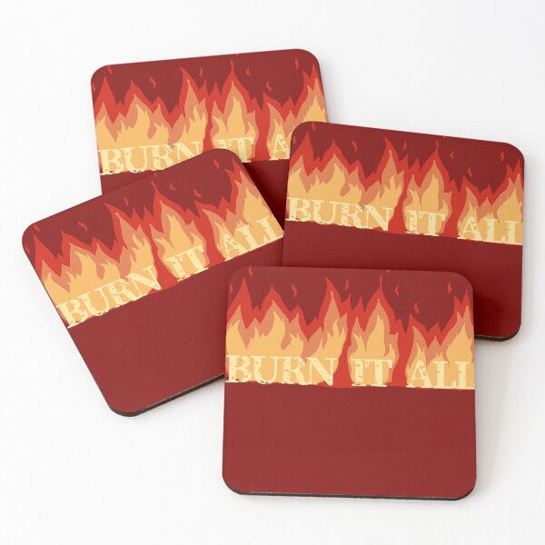 Item preview, Burn it all fire letters designed and sold by La Loca.