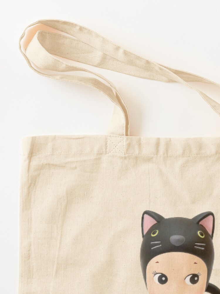 black cat sonny angel Tote Bag for Sale by purpletooths