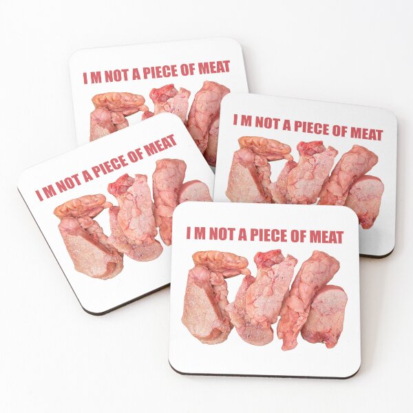 Item preview, I'm not a piece of meat concept design designed and sold by DFLC Prints.