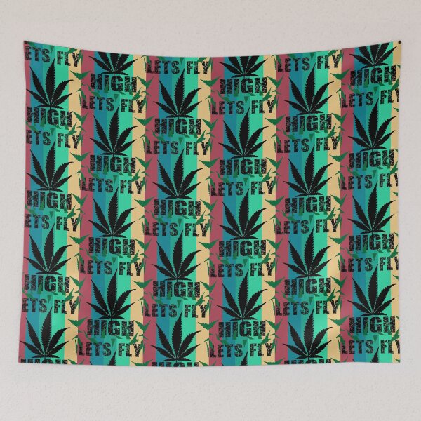 Item preview, LETS FLY HIGH | WEED LOVERS | CANNABIS | MARIJUANA LEAF |  designed and sold by al21ex.