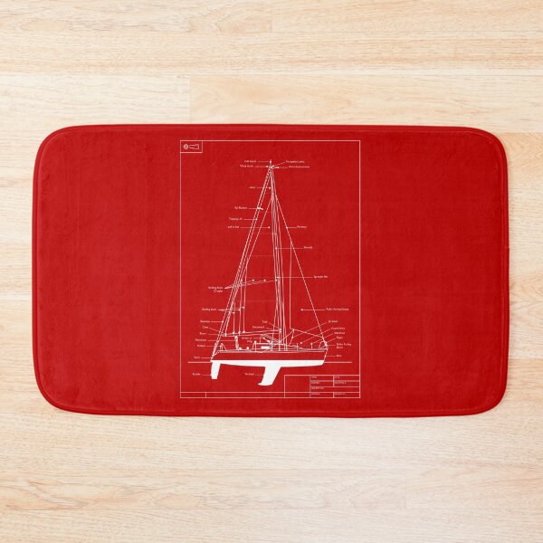 Item preview, Sailing Yacht Redprint designed and sold by andrewamoore.
