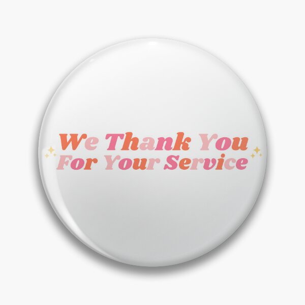 Item preview, Darcy Olsson Heartstopper Lesbian Quote | We Thank You For Your Service pink sparkles designed and sold by emcazalet.