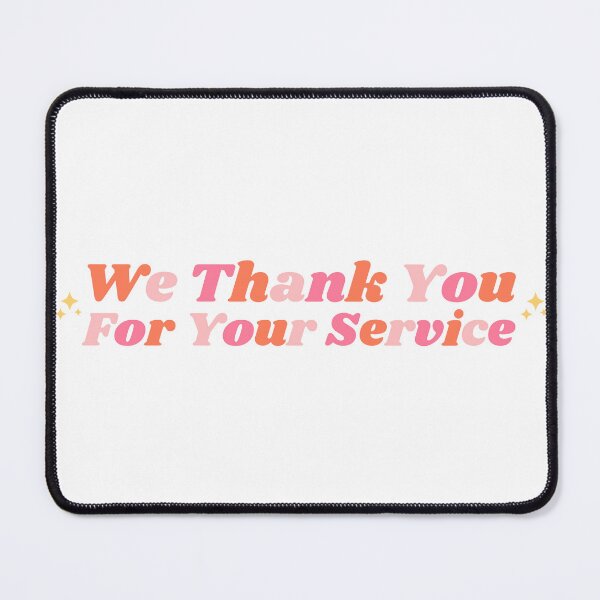 Item preview, Darcy Olsson Heartstopper Lesbian Quote | We Thank You For Your Service pink sparkles designed and sold by emcazalet.