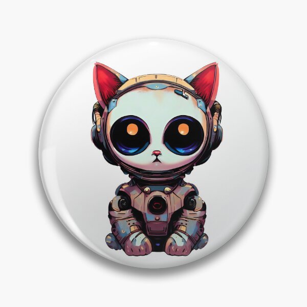 Item preview, Robo-Cat Astronaut! designed and sold by kukamatsu.
