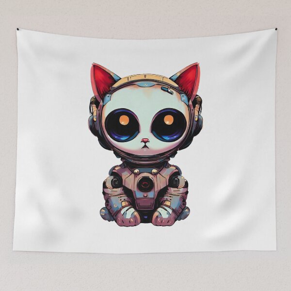Item preview, Robo-Cat Astronaut! designed and sold by kukamatsu.