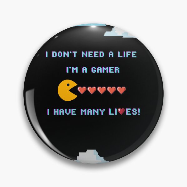 Item preview, Many Lives, One Gamer designed and sold by HoatzonClothing.