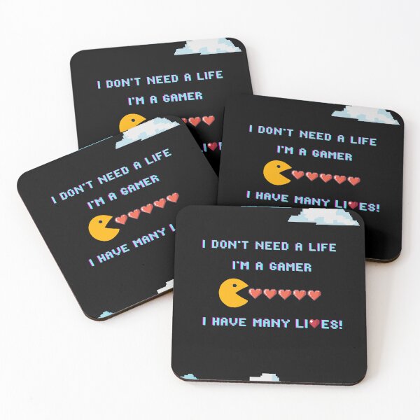 Item preview, Many Lives, One Gamer designed and sold by HoatzonClothing.