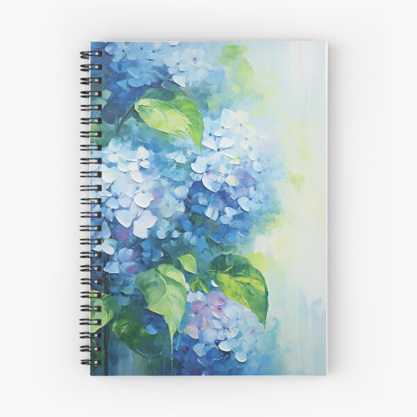 Item preview, Summer Symphony: Vibrant Hydrangea Against a Bold Blue designed and sold by CMFAstudio.