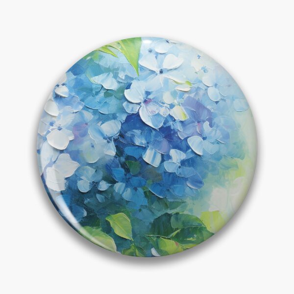 Item preview, Summer Symphony: Vibrant Hydrangea Against a Bold Blue designed and sold by CMFAstudio.