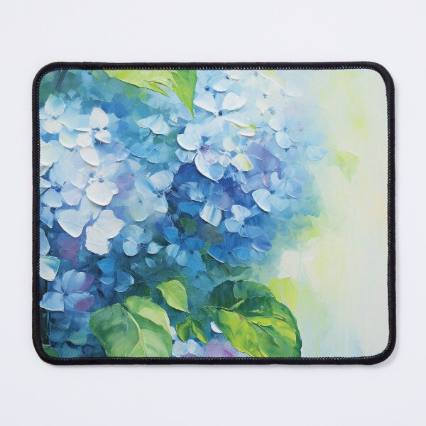 Item preview, Summer Symphony: Vibrant Hydrangea Against a Bold Blue designed and sold by CMFAstudio.