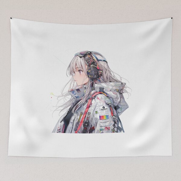 Item preview, Harajuku Girl And Futuristic Anime Style designed and sold by PND7777.