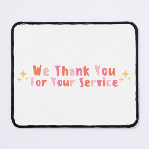 Item preview, Darcy Olsson Heartstopper Lesbian Quote | We Thank You For Your Service pink sparkles designed and sold by emcazalet.