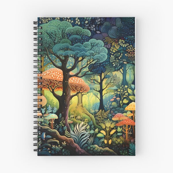 Artikelvorschau, Magical Kaleidoscope Forest entworfen und verkauft von MystiCanvas.