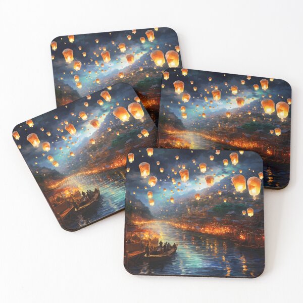 Item preview, Floating City Lights designed and sold by MystiCanvas.