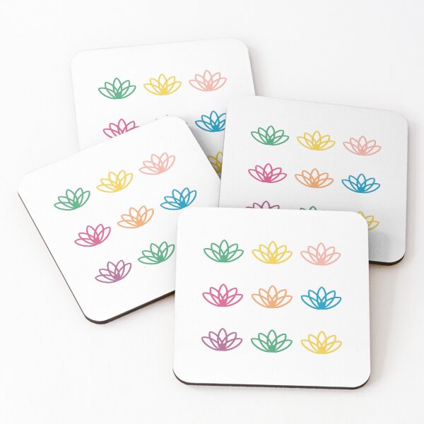 Item preview, Happy Vibes Lotus Flower (Multi-coloured) designed and sold by Design Zoomies.
