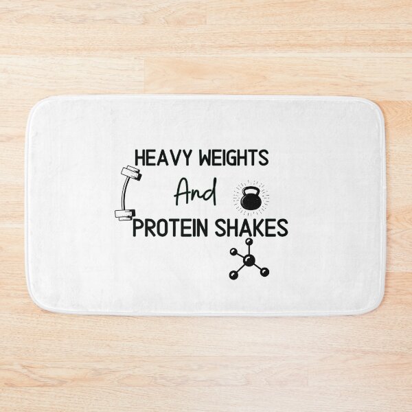 Item preview,     Heavy weights and protein shakes  - Funny Gym Quote  designed and sold by unique things.