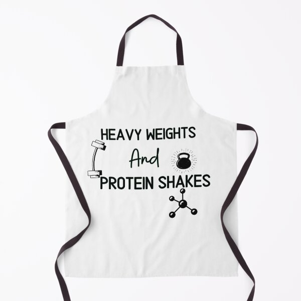 Item preview, Heavy weights and protein shakes - Funny Gym Quote designed and sold by unique things.