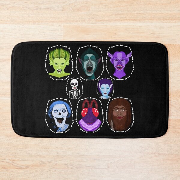 Item preview, Ladies of the night Monster portrait wall with Bone frame designed and sold by ExtraCaffeine.