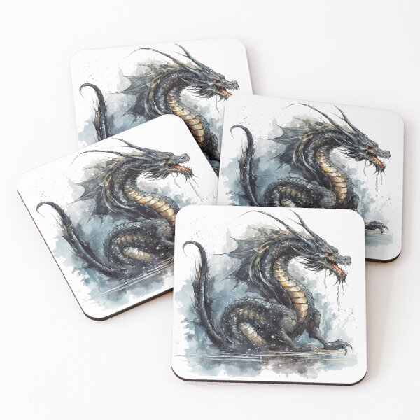 Item preview, Full bodied black dragon 2 designed and sold by DoomandBellas.