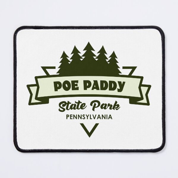 Item preview, Poe Paddy State Park Pennsylvania Trees And Ribbon designed and sold by bivenart.