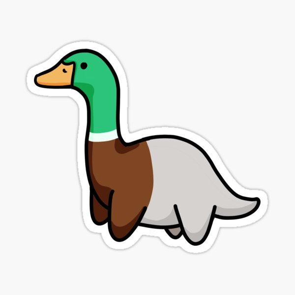 Item preview, Cute Long Neck Dino Duck, Dinosaurus. designed and sold by hugadino.