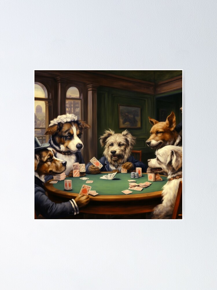 Dogs Playing Poker