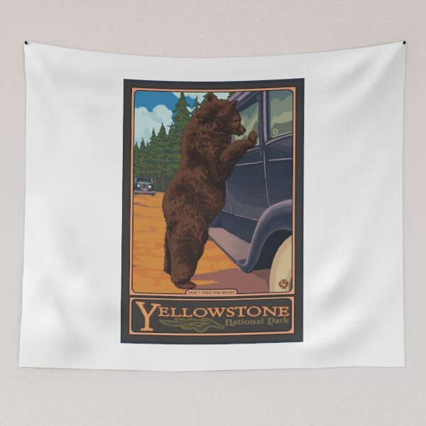 Item preview, Vintage Yellowstone National Park Bear designed and sold by laughlin-aid.