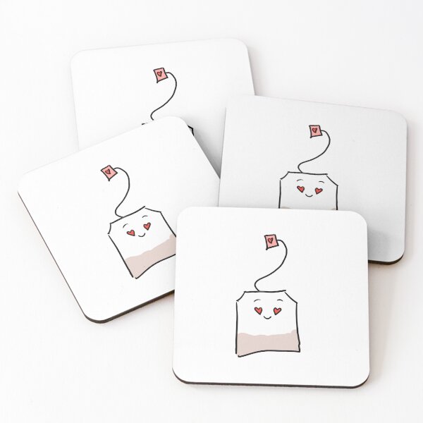 Item preview, Cute Heart Eyed Tea Bag designed and sold by TeaLimeTwo.
