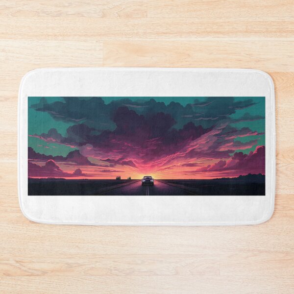 Item preview, Car Driving into Sunset designed and sold by tropicaltee.