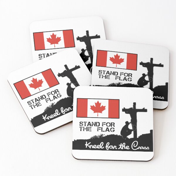 Item preview, Stand For The Canadian Flag Kneel For The Cross designed and sold by JonathanR1994.
