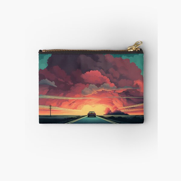 Item preview, Car Driving into Sunset designed and sold by tropicaltee.